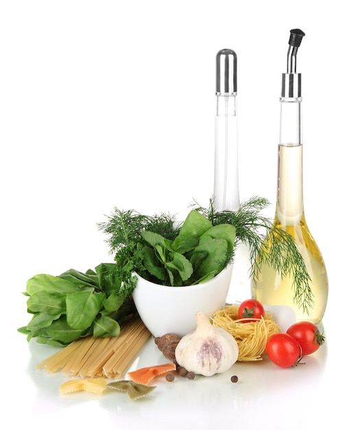 platou culinar cu ingrediente proaspete